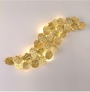 Светильник панно ElegantLight DZN-5820 ЗОЛОТО D600*200/H100/4/G9/40W GOLDENFLOWER