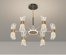 Светильник DZN35155 БРОНЗА+ЧЕРНЫЙ D650/H700/6+LED/LED/70W/3500-6500K ICE