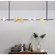 Светильник DZN1-2-25 ЧЕРНЫЙ + ЗОЛОТО D1200/H900/1+6/LED+G4/60W/4500K BINO