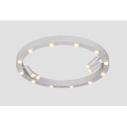 Светильник потолочный ElegantLight DZN-9133 WHITE D650/H100/12+4/LED/48W/3000K 22-10 VISION