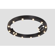 Светильник потолочный ElegantLight DZN-9134 BLACK D650/H100/12+4/LED/48W/3000K 22-10 VISION
