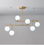 Светильник потолочный ElegantLight DZN-9139 БРОНЗА D1000*400/H600/6/G9/40W 22-12