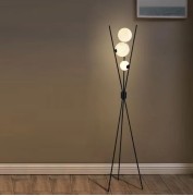 Светильник торшер DZN-10964 ЧЕРНЫЙ D370/H1650/3/G9/15W GRAPE