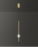 Светильник DZN-11028 БРОНЗА D100*550/H1500/1/LED/5W/4000K  24-01