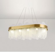 Светильник MD.6032 BRASS/ЛАТУНЬ D1000*350/H1200/12/G9/40W PETAL DZN22-05