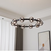 Светильник DZN-034293 ЧЕРНЫЙ / ТОНИРОВАННОЕ СТЕКЛО D700/H1200/10/LED/80W/4500K TONIR