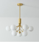 Светильник DZN1-2-52 ЗОЛОТО D700*400/H900/9/G9/40W