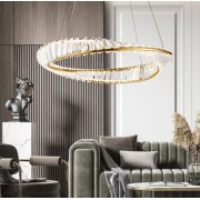 Светильник подвесной светодиодный ElegantLight DZN-8185 БРОНЗА ` D400/H1200/1/LED/25W/4000K DOMO 24-07