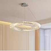 Светильник подвесной светодиодный ElegantLight DZN-8190 ХРОМ 