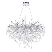 Светильник подвесной ElegantLight DZN-8192 SILVER/СЕРЕБРО D800/H2000/10/G9/35W RAIN 22-07