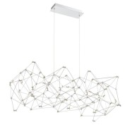 Светильник подвесной ElegantLight DZN-8201 MAT.CHROME D122*55/H40*150/118/LED/59W/3000K 22-10 SELENA