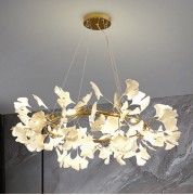 Светильник DZN-34217 БРОНЗА+ БЕЛАЯ КЕРАМИКА D800*300/H1260/7/G9/40W GINKOA