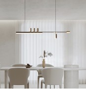 Светильник DZN-38199 СЕРЕБРО/SILVER L1200/H1200/1+5/LED+GU10/50W