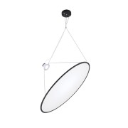 Светильник DZN-12358 ЧЕРНЫЙ + БЕЛЫЙ ЭКРАН D700/H1500/1/LED/5W/4500K