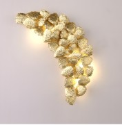 Светильник панно ElegantLight DZN-6313 ЗОЛОТО D600*200/H100/4/G9/40W GOLDENFLOWER