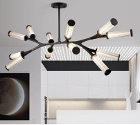 Светильник DZN1-6-22 ЧЕРНЫЙ D1000/H600/12/LED/72W/4500K BRACCE