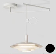 Светильник DZN-6347 ЧЕРНЫЙ D380/H230*1200/1/E27/40W