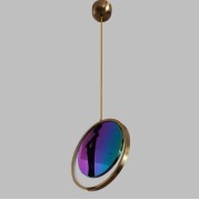 Светильник ElegantLight DZN-11122 БРОНЗА D300/H900/1/LED/8W/4000K BROOKLYN