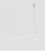 Светильник подвесной ElegantLight DZN-8227 WHITE D120/H120/8+2/LED/30W/3000K 23-12 VISION