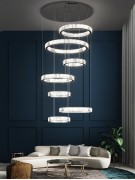 Светильник подвесной ElegantLight DZN-8233 CHROME/ХРОМ 