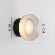 Светильник настенный ElegantLight DZN-2860 ЧЕРНЫЙ D135/H100/1/LED/6W/4500К PRESS