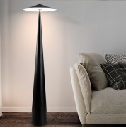 Светильник напольный ElegantLight DZN-45091 ЧЕРНЫЙ D480/H1700/1/LED/24W