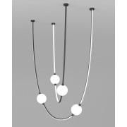 Светильник ElegantLight DZN-105635 ЧЕРНЫЙ ` D600+800/H800+1200/4+2/LED/.W/4000K CHELLA