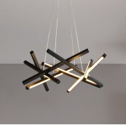 Светильник DZN2-2-55 D650*350/H1200/8/LED/65W/4500K Brush