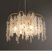 Светильник DZN1-36127 ЗОЛОТО D600*450/H1200/8/E14/40W DEW