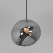 Светильник DZN-12546 ХРОМ + ЧЕРНЫЙ ТОНИРОВАННЫЙ D340*360/H1500/1/E27/40W MELT by Tom Dixon 24-03 VST