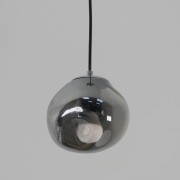 Светильник DZN-12547 ХРОМ + ЧЕРНЫЙ ТОНИРОВАННЫЙ D150*140/H1500/1/E27/40W MELT by Tom Dixon 24-03 VST