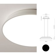 Светильник DZN-13477 ЧЕРНЫЙ ` D600/H2000/1/LED/..B/3000K 24-08