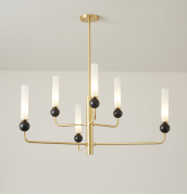 Светильник ElegantLight DZN-13573 ЗОЛОТО + ЧЕРНЫЙ МРАМОР