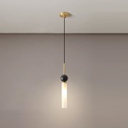 Светильник ElegantLight DZN-13575 ЗОЛОТО + ЧЕРНЫЙ МРАМОР ` D60/H355+1200/1/G9/10W