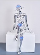 Светильник торшер-маникен DZN-21230 ХРОМ D970/H1650/1/LED/8W MANIKIN