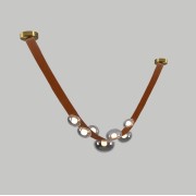 Светильник DZN-13601 КОРИЧНЕВЫЙ + ТОНИРОВАННОЕ СТЕКЛО 