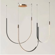 Светильник ElegantLight DZN-13626 ЧЕРНЫЙ + ЗОЛОТО 