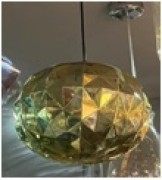 Светильник DZN 44745 КОРИЧНЕВЫЙ+ЯНТАРЬ D300/H2000/1/E27/40W прозрачный провод PINEAPPLE