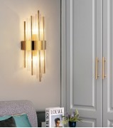 Светильник настенный ElegantLight MD.7013 BRASS/ЛАТУНЬ D180/H450/2/E14/40W DZN22-12 (1 из 2 в кор)